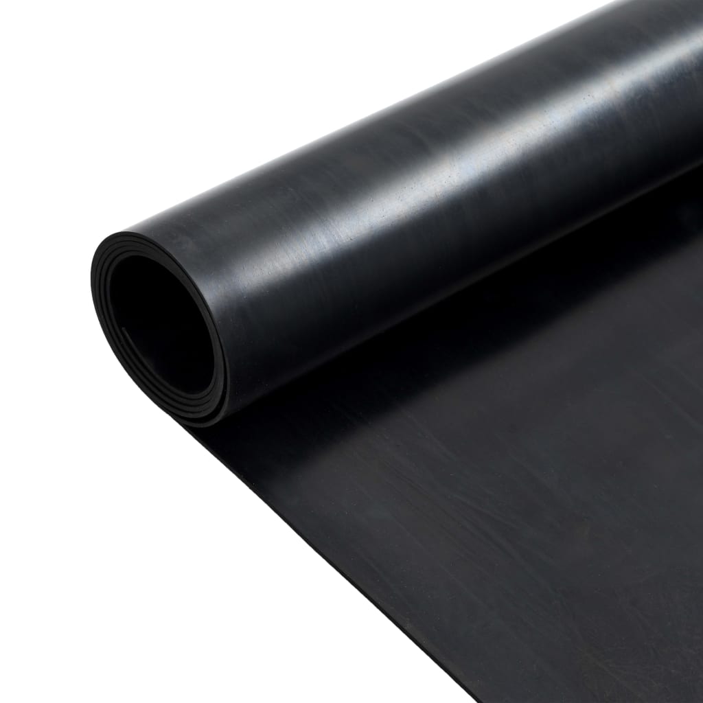 Vidaxl vloermat antislip 2 mm glad 1,2x2 m rubber
