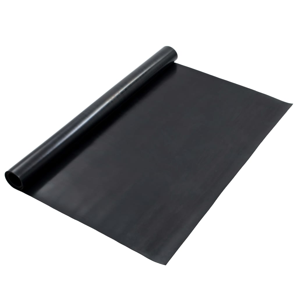 Vidaxl vloermat antislip 2 mm glad 1,2x2 m rubber