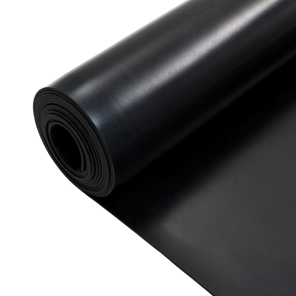 Vidaxl vloermat antislip 3 mm glad 1,2x5 m rubber