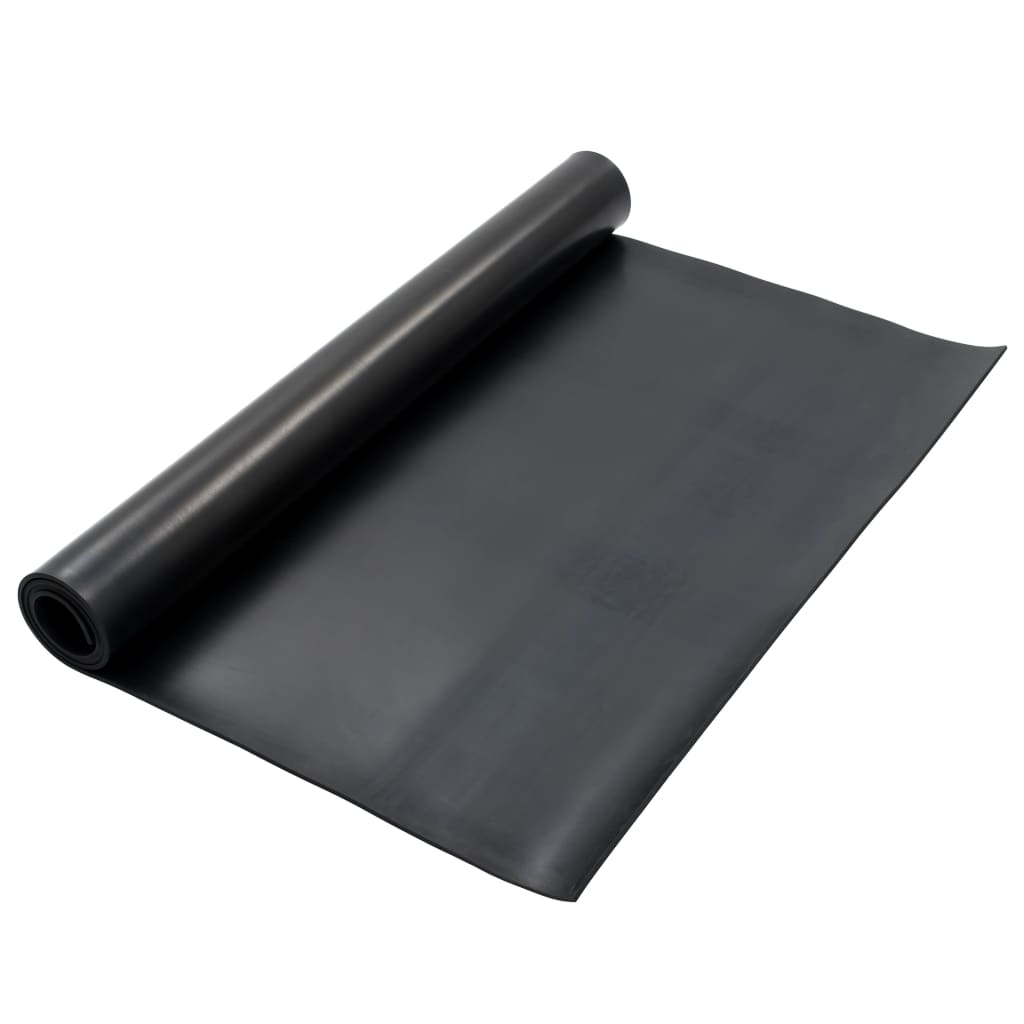 Vidaxl vloermat antislip 6 mm glad 1,2x2 m rubber