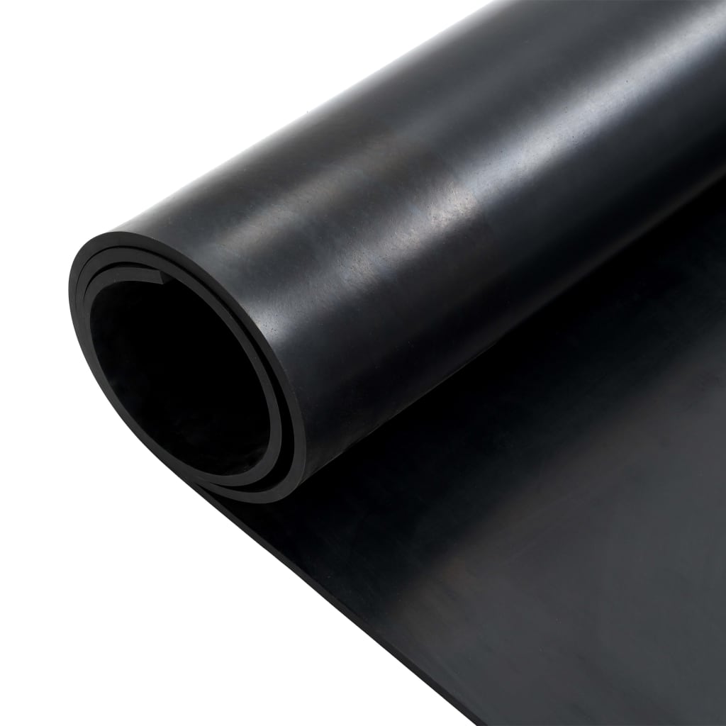 VidaXL Vloermat antislip 8 mm glad 1,2x2 m rubber