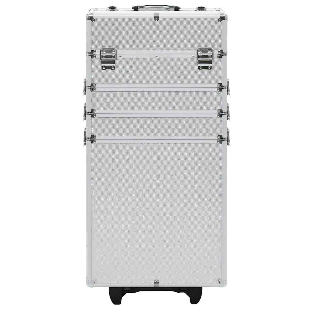 Vidaxl make-up trolley aluminium zilverkleurig