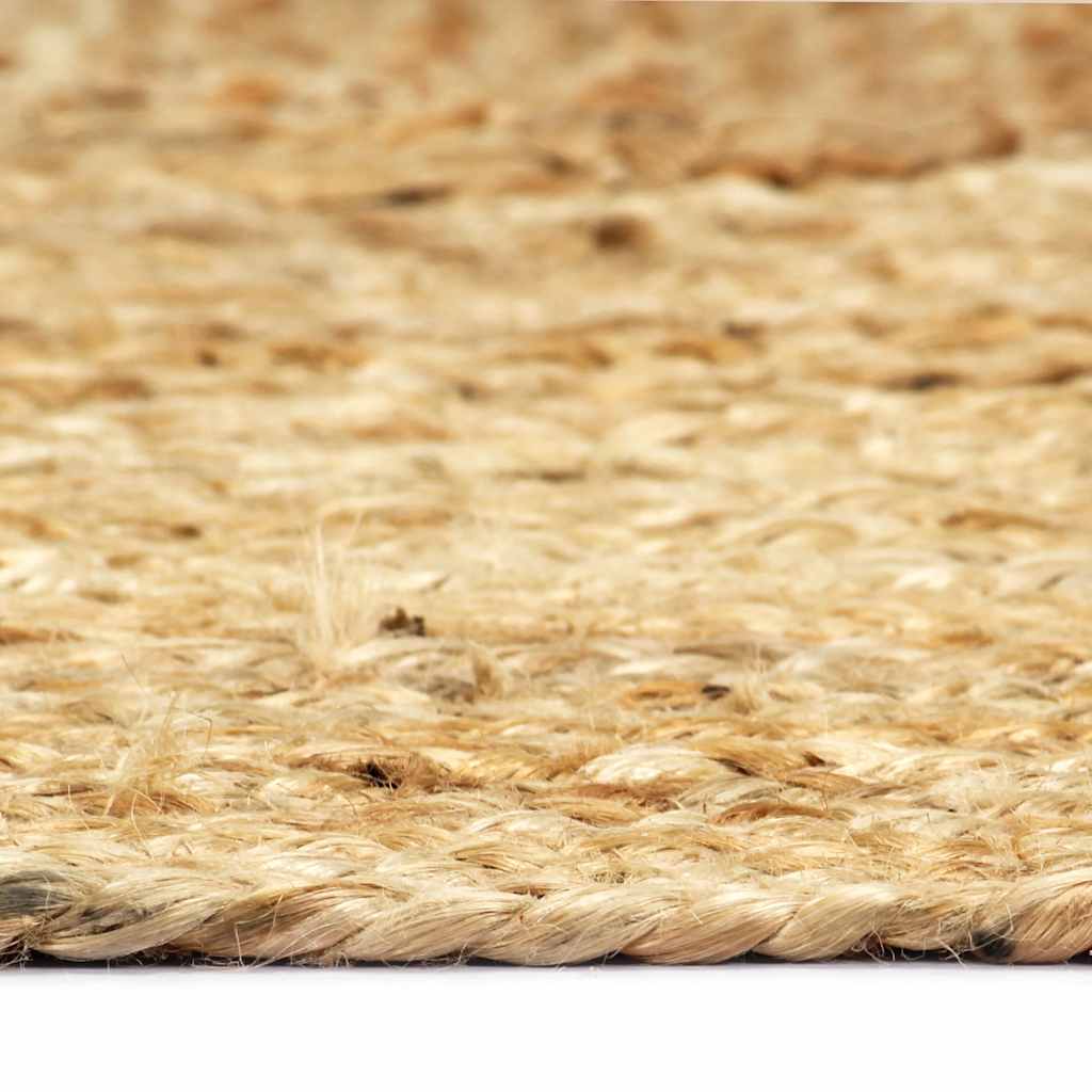 Vidaxl vloerkleed handgemaakt 80x160 cm jute naturel