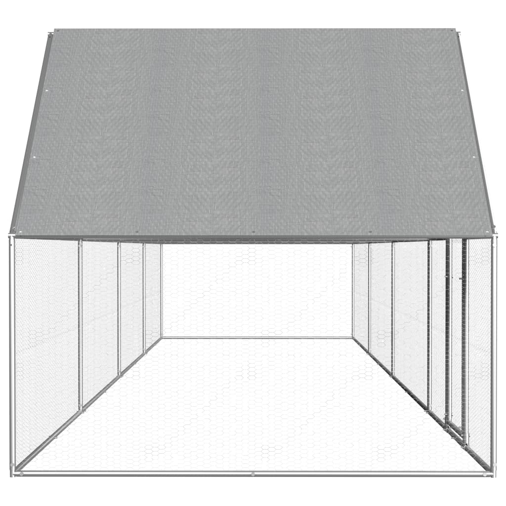 VidaXL Kippenren 8x2x2m gegalvaniseerd staal