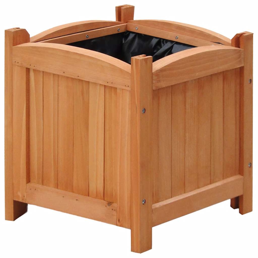 VidaXL Plantenbakken 4 st 30x30x30 cm