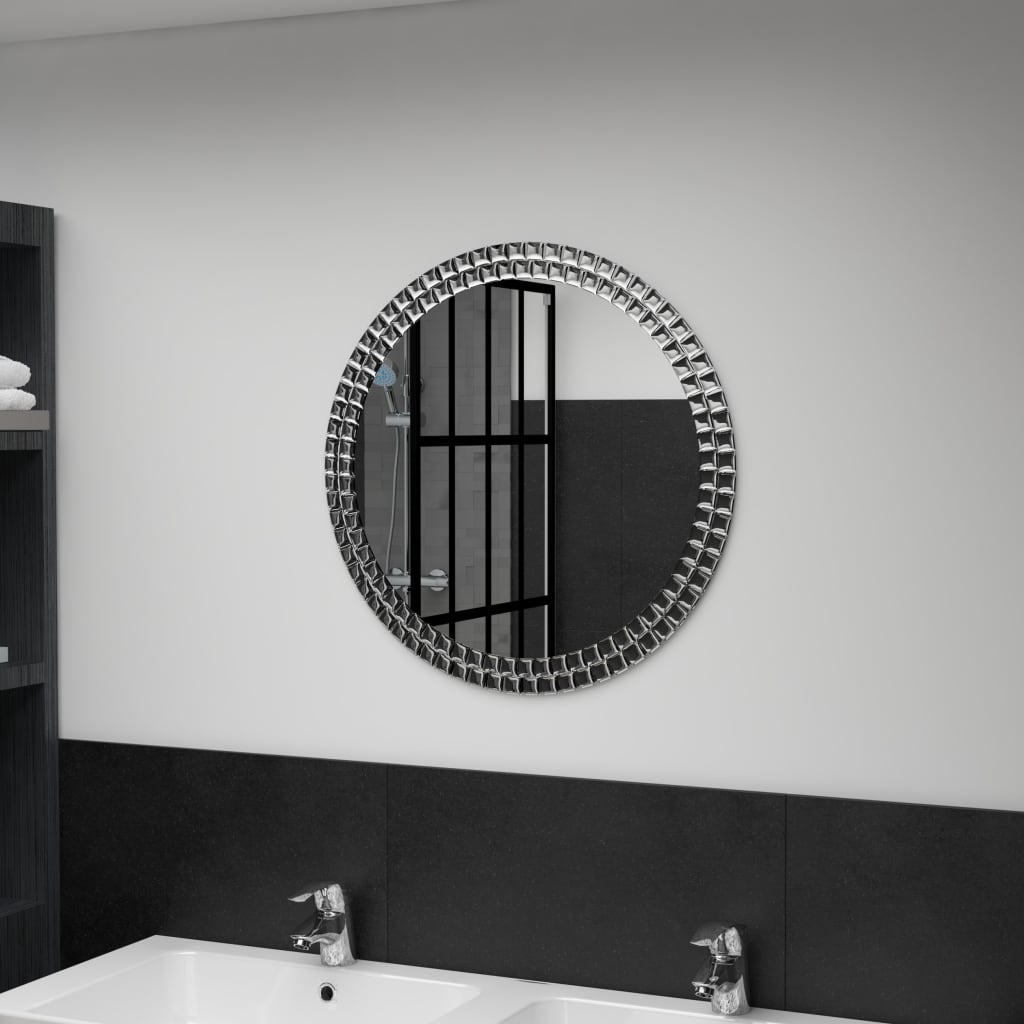 Vidaxl wandspiegel 60 cm gehard glas