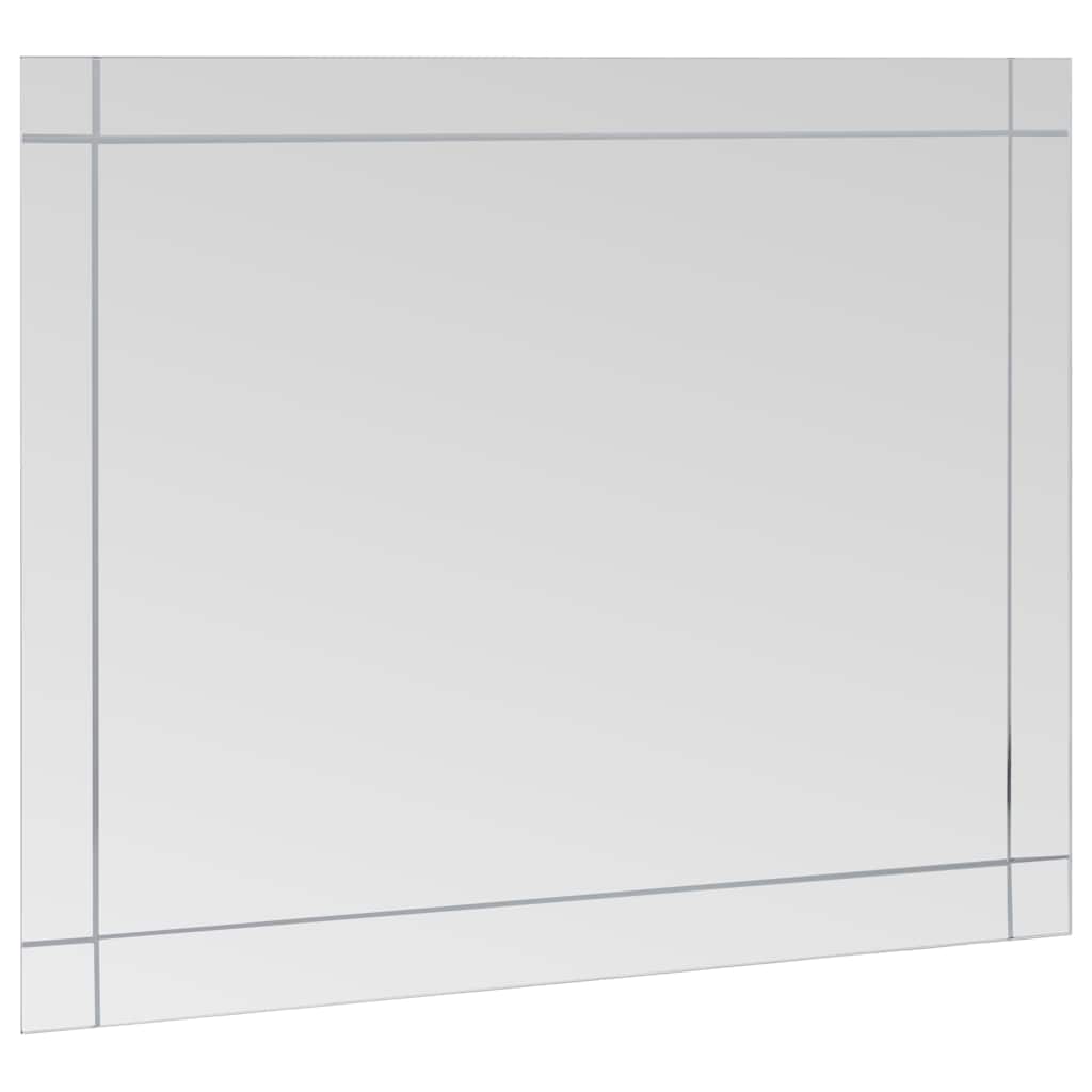 Vidaxl wandspiegel 80x60 cm glas