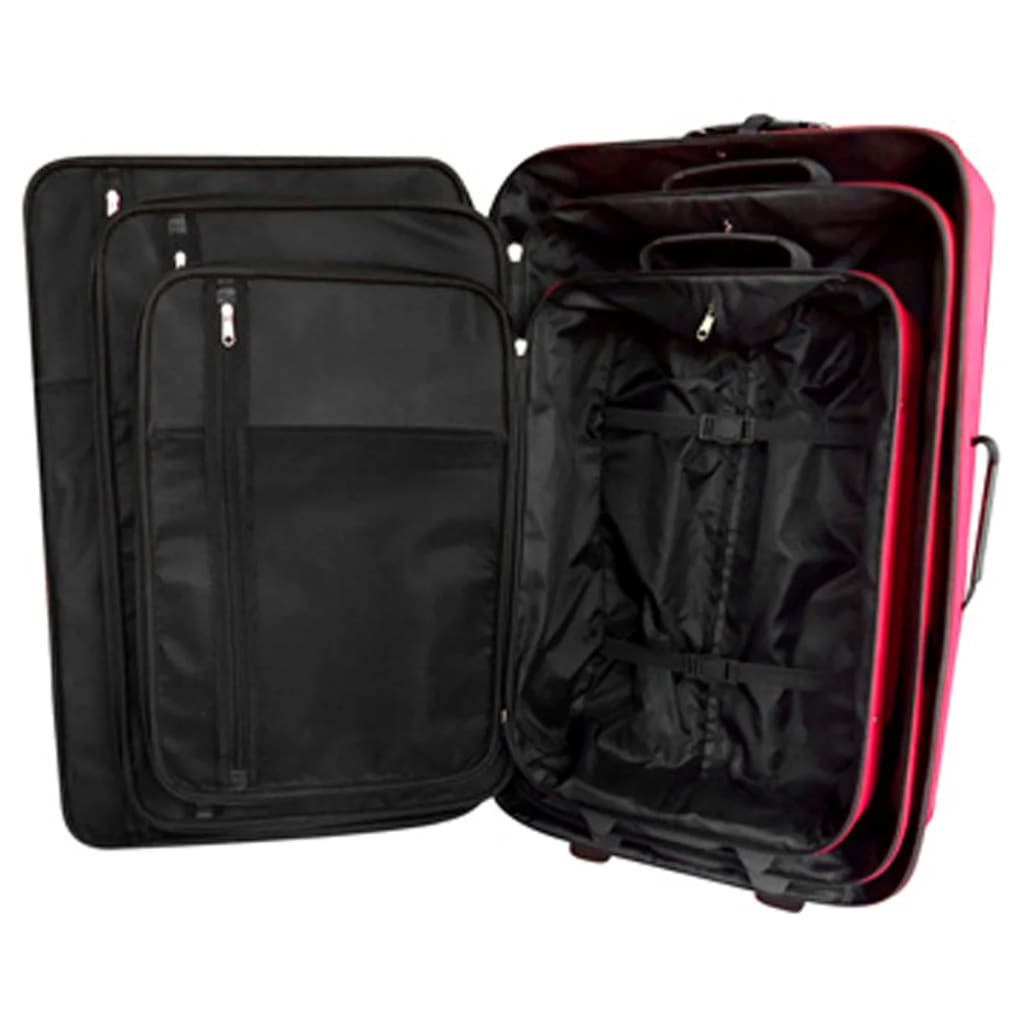Vidaxl reisbagageset rood 5-delig