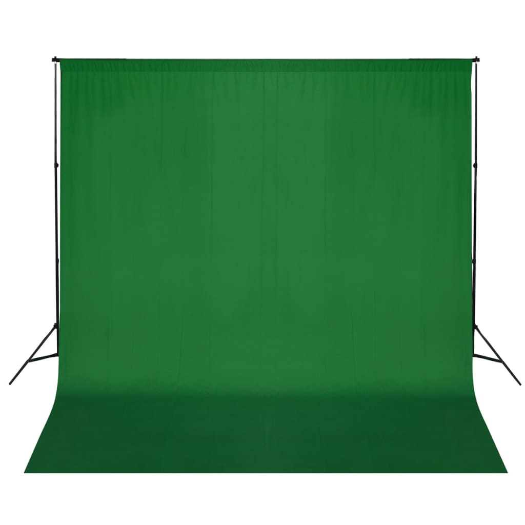 VidaXL Achtergrondsysteem 600x300 cm groen