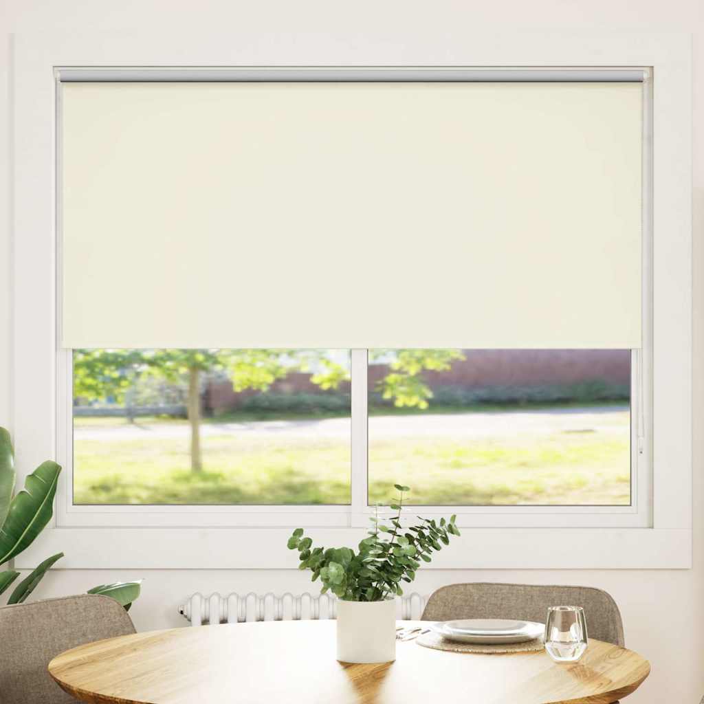 Vidaxl rolgordijn verduisterend 160 x 175 cm crème