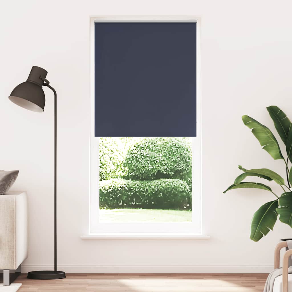 Vidaxl rolgordijn verduisterend 84,4 x 230 cm stofbreedte 80 cm marine