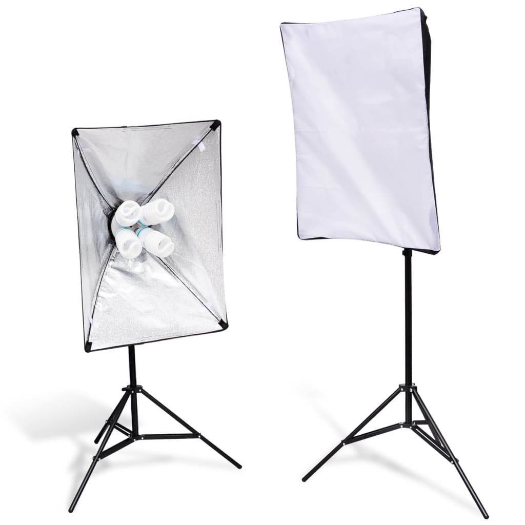 VidaXL Lampstatief 2e met softbox