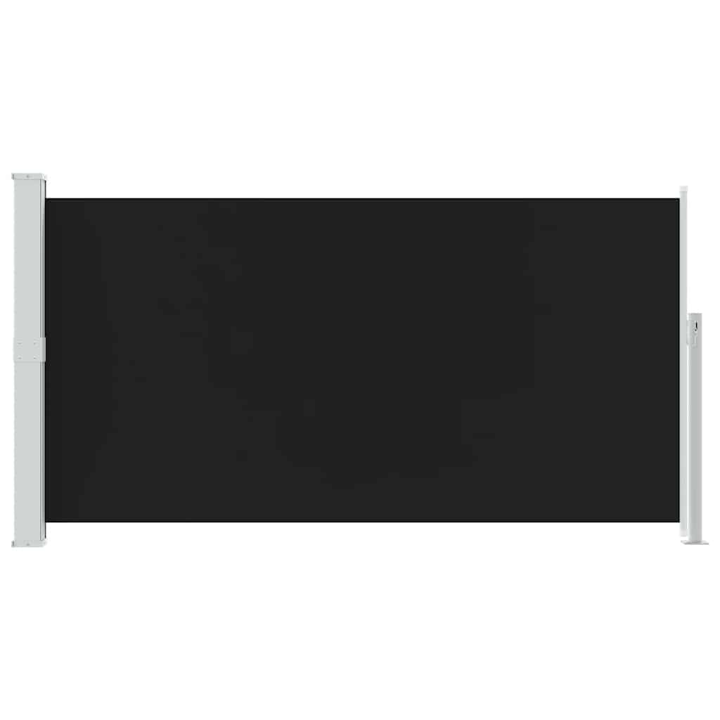 Vidaxl wind-zonnescherm uittrekbaar 160x300 cm zwart
