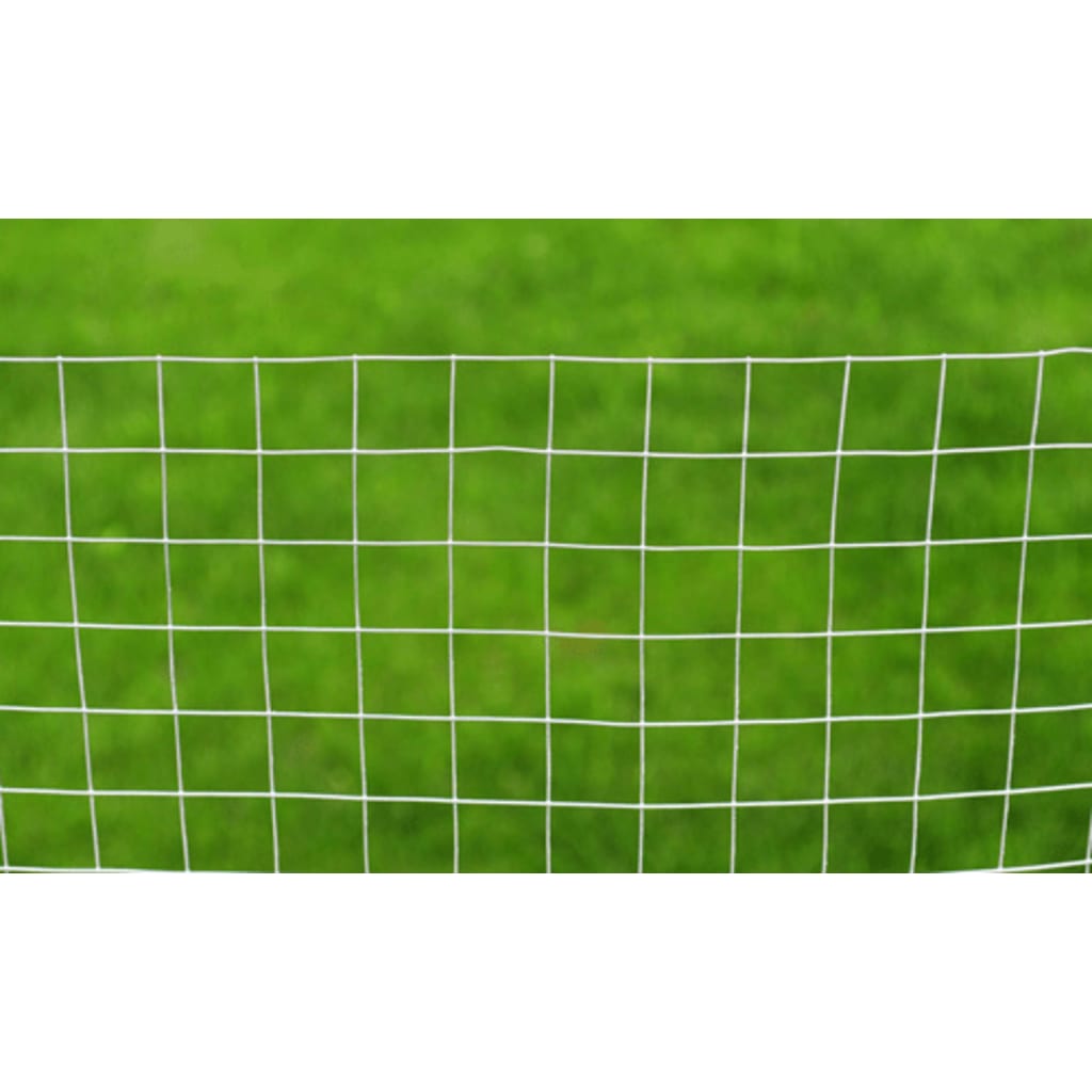 VidaXL Kippengaas 25x1m gegalvaniseerd staal zilverkleurig