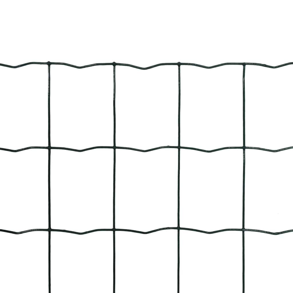 Vidaxl eurohek 10x0,8m staal groen