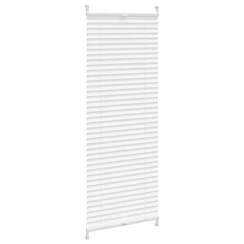 Vidaxl plisséjaloezie 40x125 cm wit