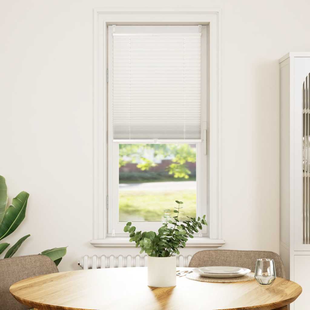 Vidaxl plisséjaloezie 40x150 cm wit