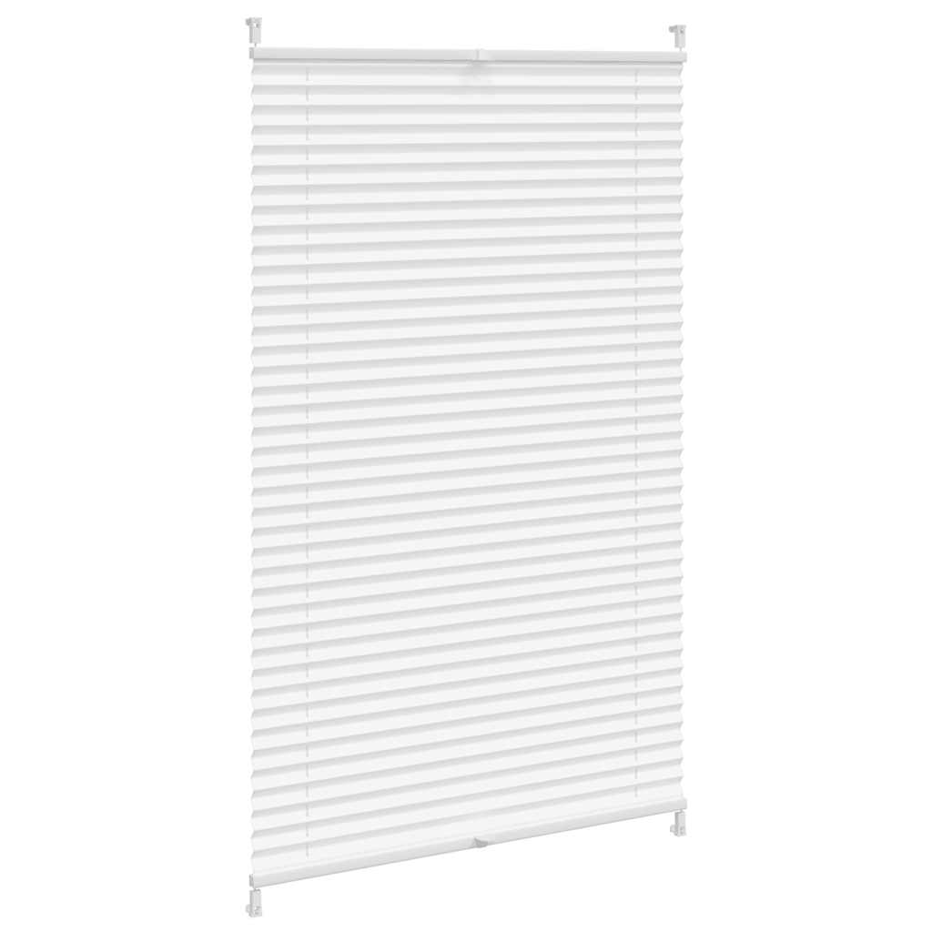 Vidaxl plisséjaloezie 80x150 cm wit