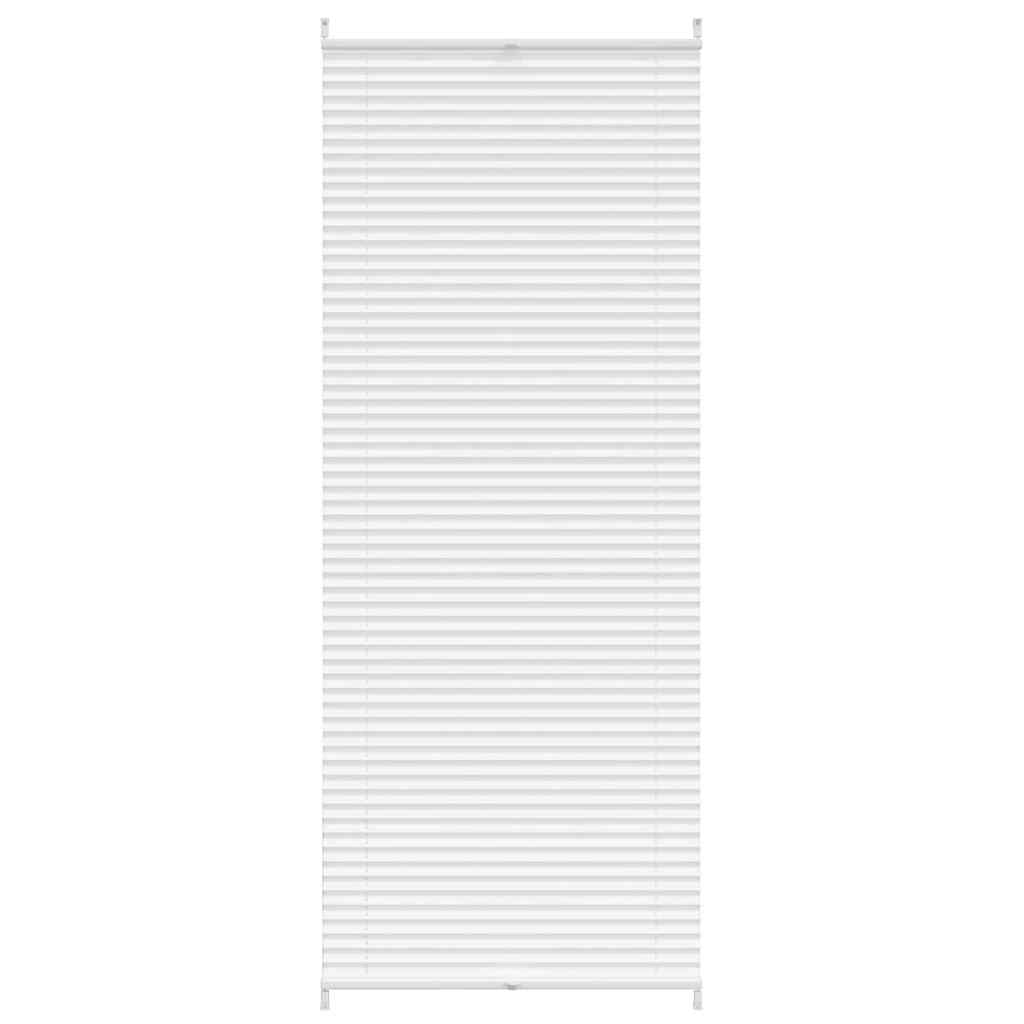 Vidaxl plisséjaloezie 80x200 cm wit
