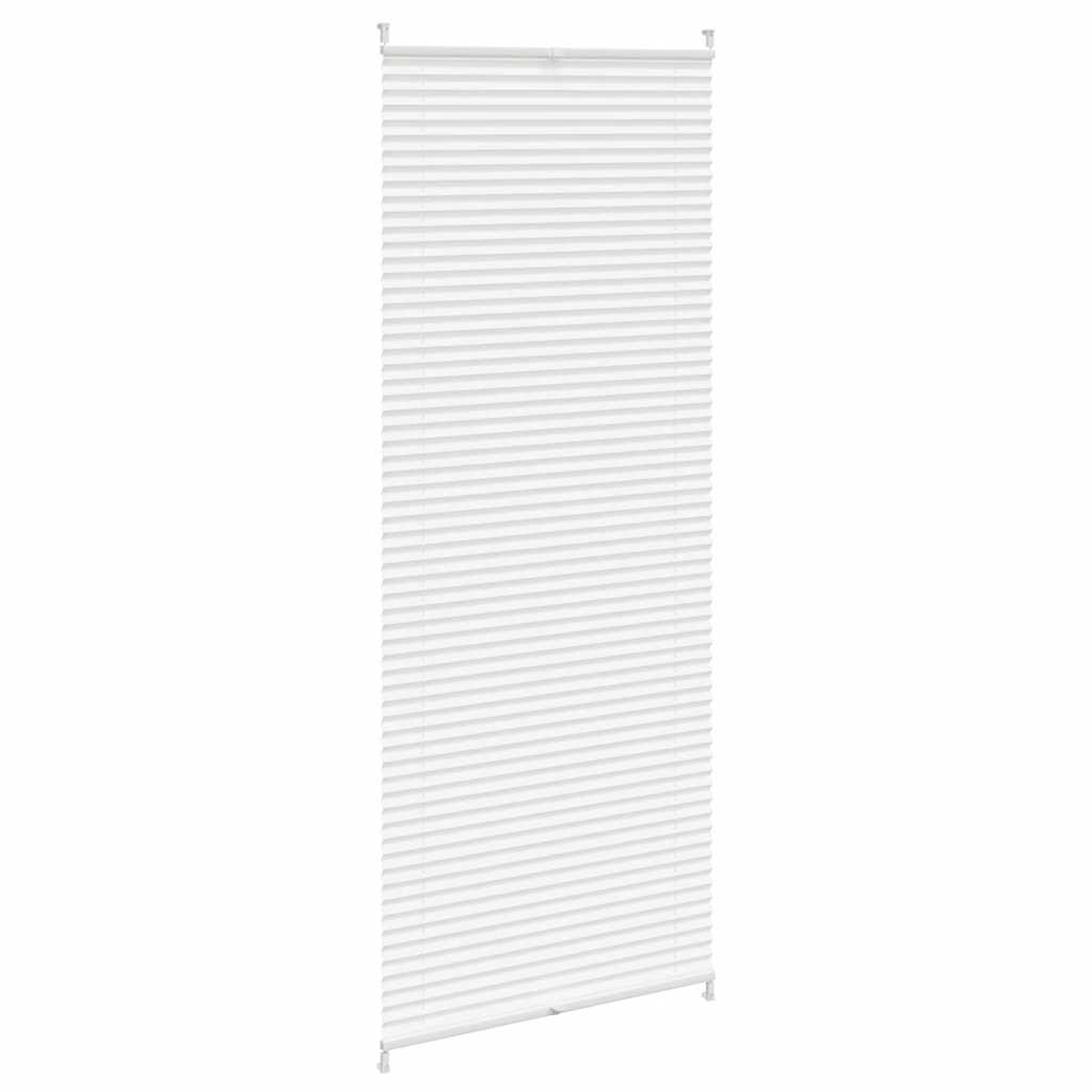 Vidaxl plisséjaloezie 80x200 cm wit