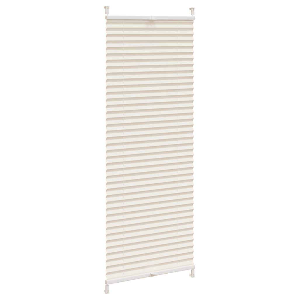 Vidaxl plisséjaloezie 50x100cm crème