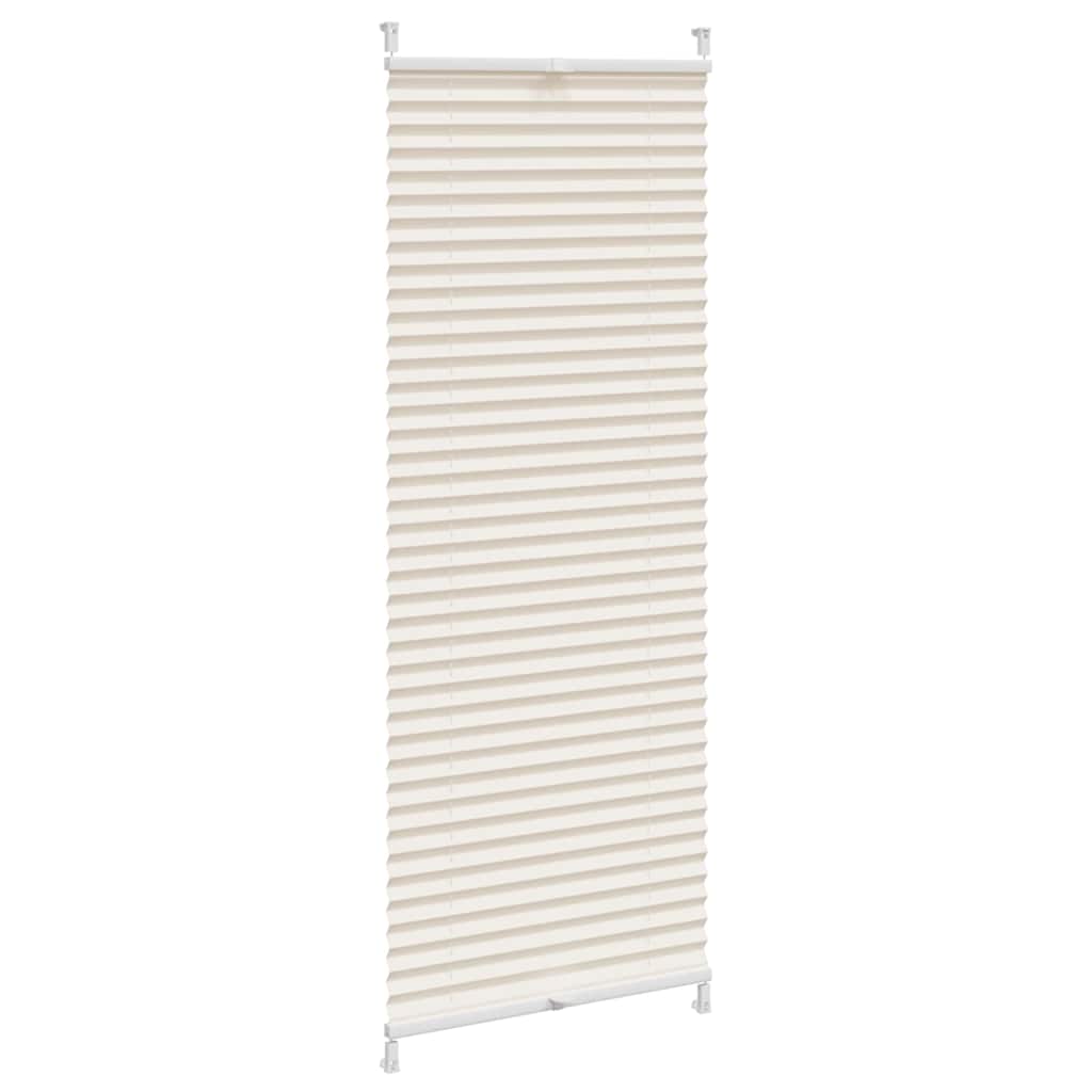 Vidaxl plisséjaloezie 50x150cm crème