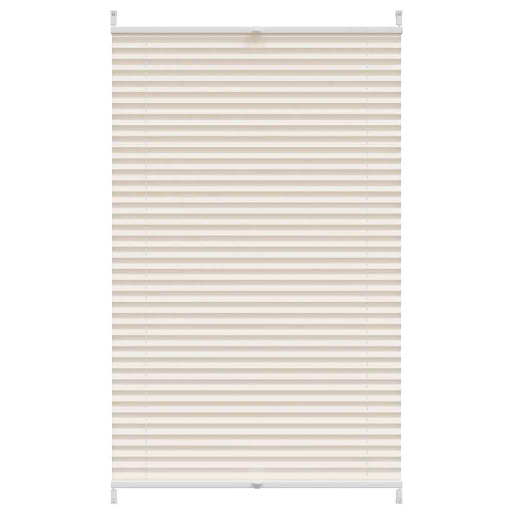 Vidaxl plissé rolgordijn 90x125cm crème