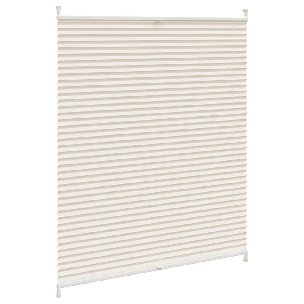 Vidaxl plisséjaloezie 110x125cm crème