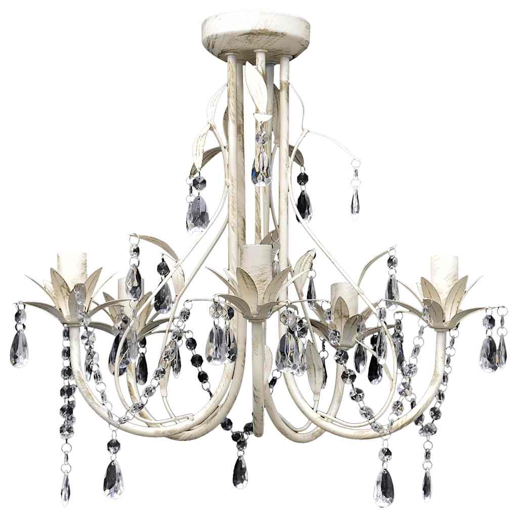 Vidaxl kristallen kroonluchter met elegant design (5 lampen)