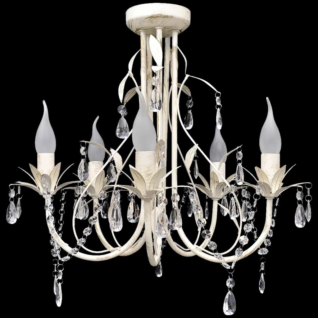 Vidaxl kristallen kroonluchter met elegant design (5 lampen)