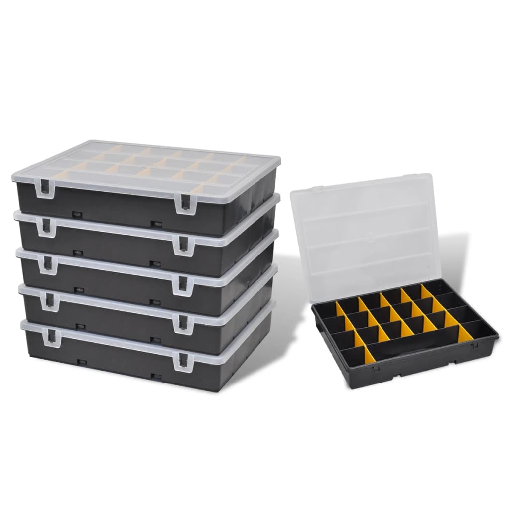 Vidaxl sortdozen 6 st