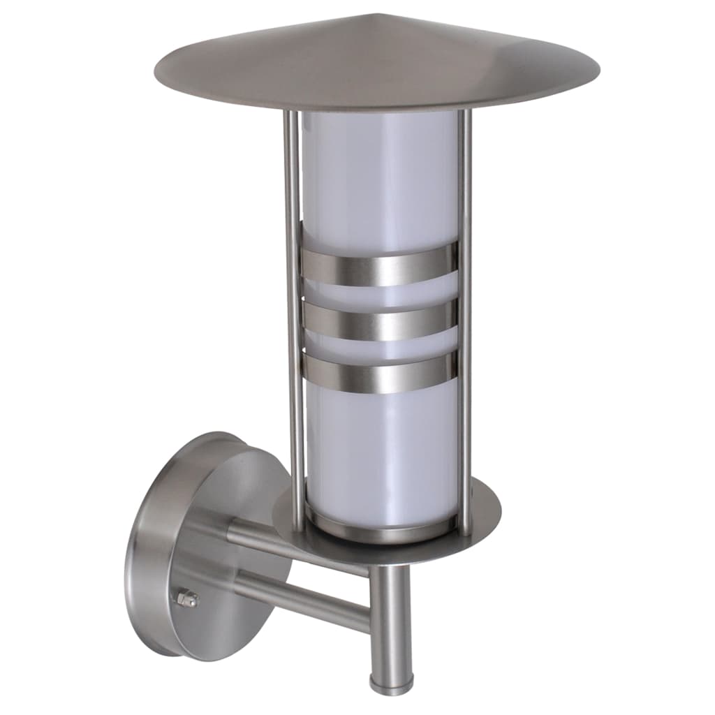VidaXL Pagodevormige RVS wandlamp
