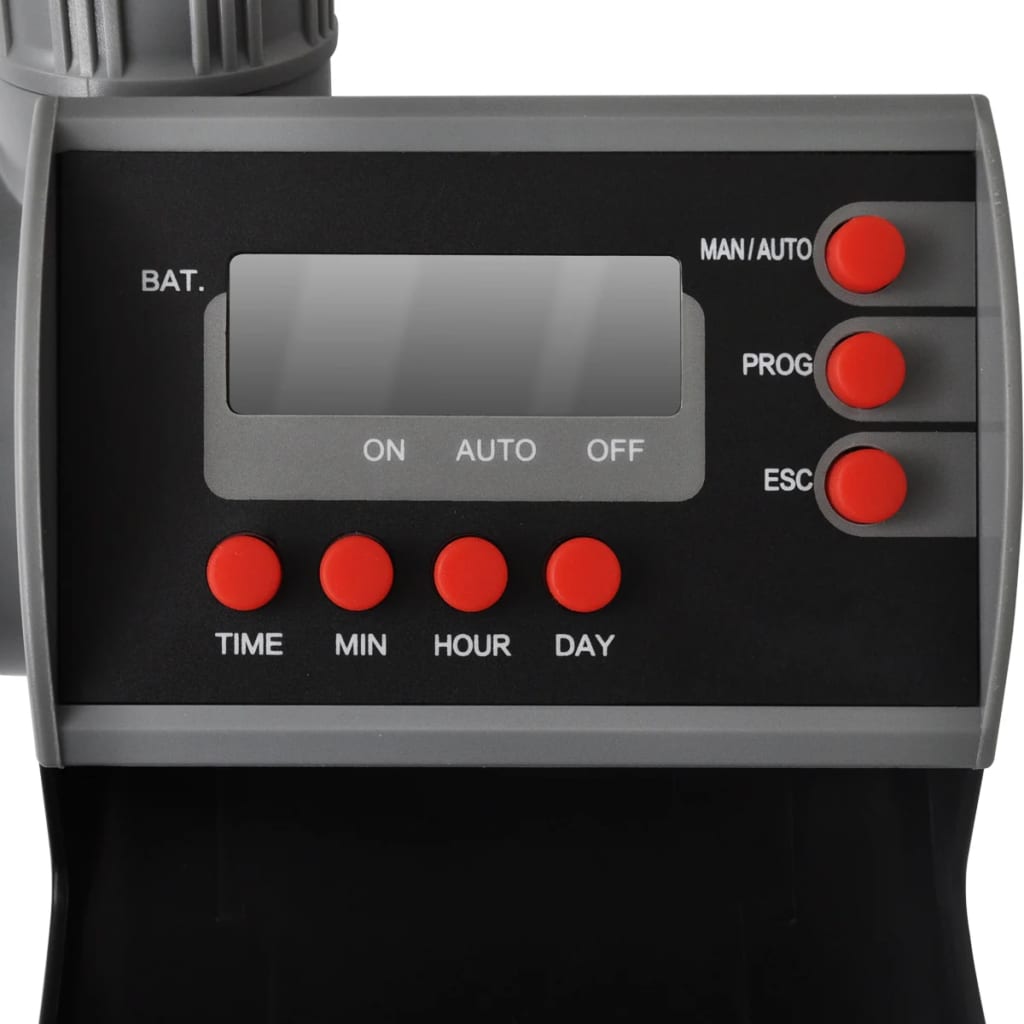 Vidaxl automatische bewatering watertimer + display (1 uitgang)