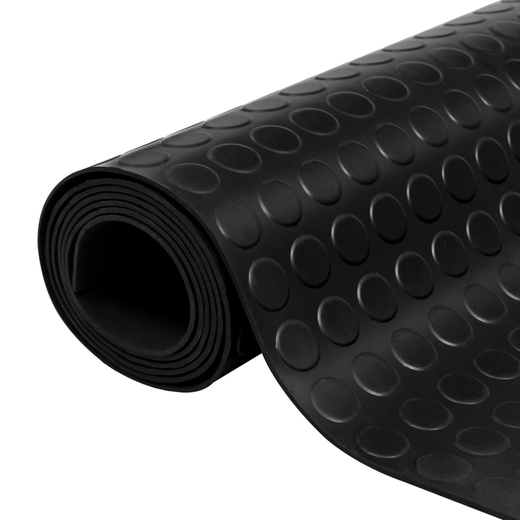 Vidaxl rubberen antislip vloermat 2x1m stippen