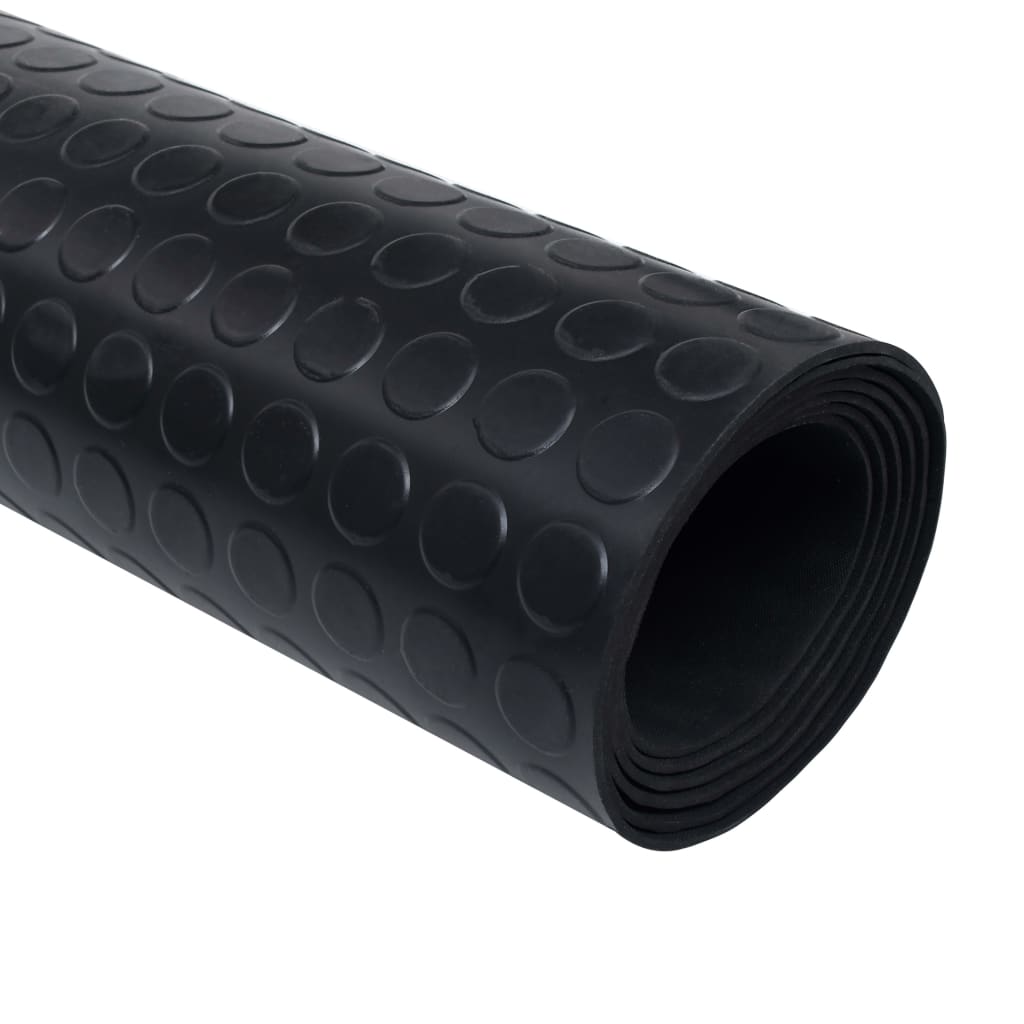 Vidaxl rubberen antislip vloermat 2x1m stippen