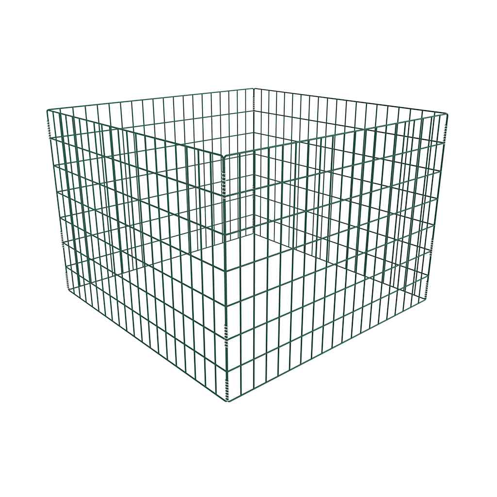 Vidaxl compostbak vierkant 100x100x70 cm maas