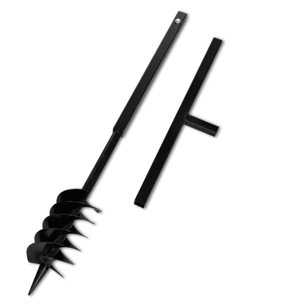 Vidaxl grondboor met handvat 120 mm en verlengstukken 5 m (staal)