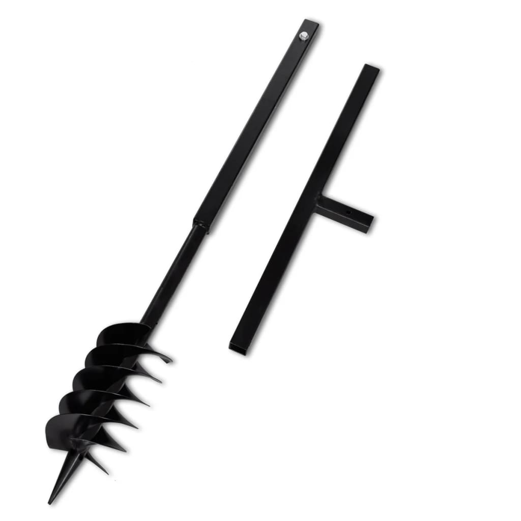 Vidaxl grondboor met handvat 120 mm en verlengstukken 9 m