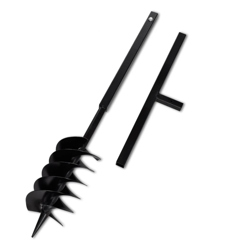 Vidaxl grondboor met handvat 150 mm en verlengstukken 13 m (staal)