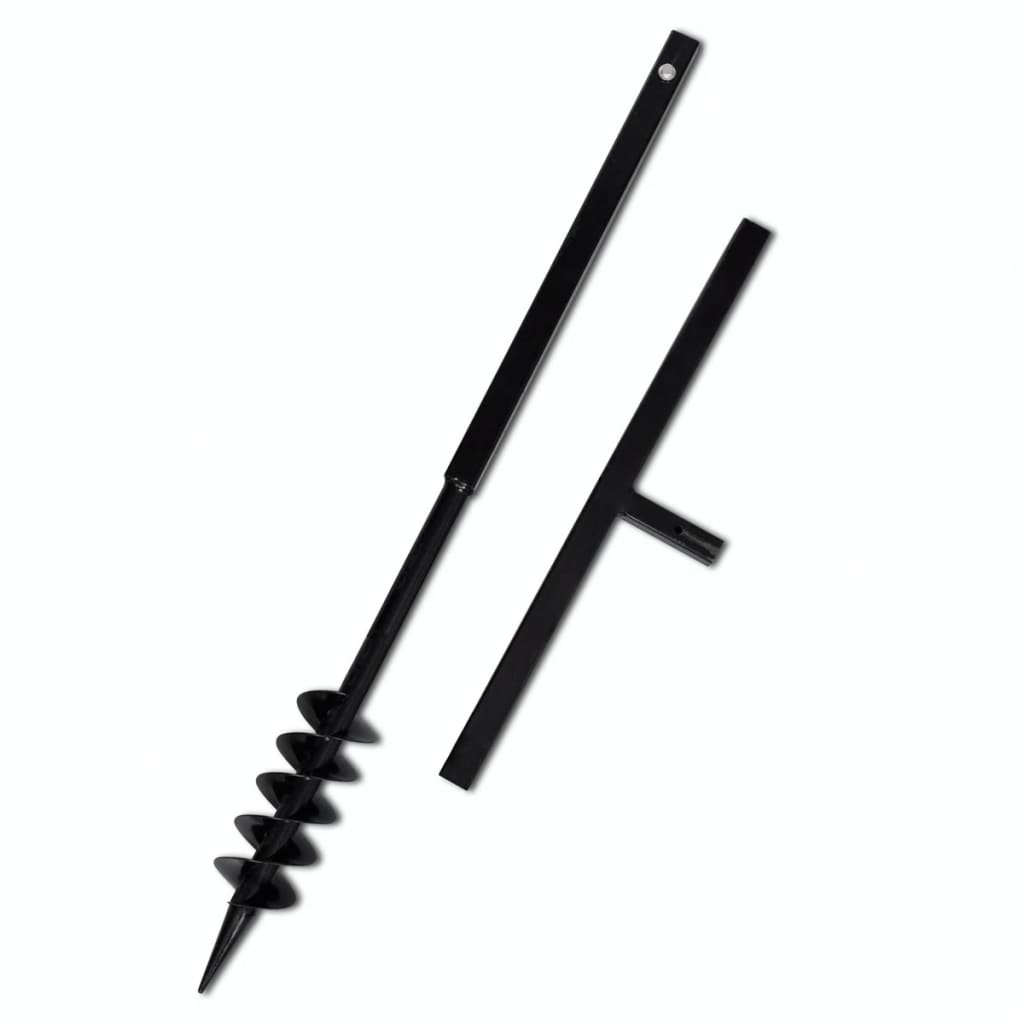 Vidaxl grondboor 80 mm met 13 m verlengstuk staal