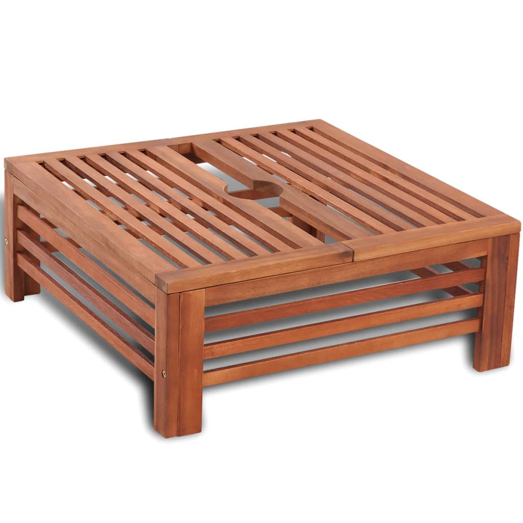 Vidaxl parasolvoetbedekking hout
