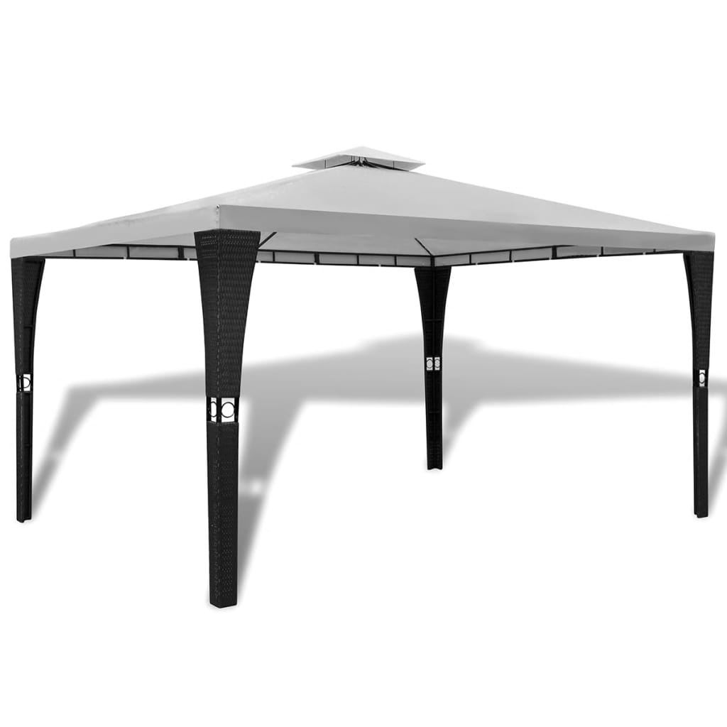 VidaXL Prieel met dak 3x4m crèmewit