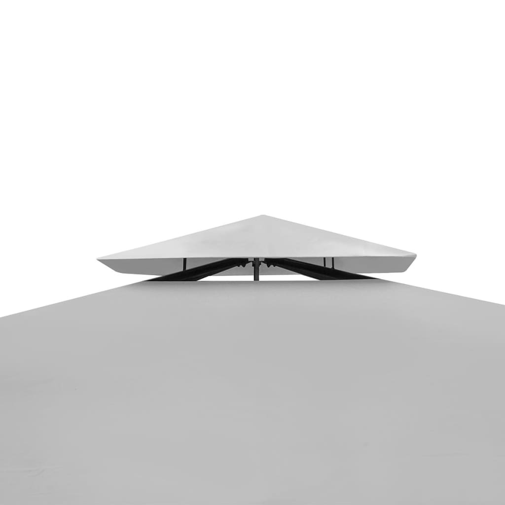 VidaXL Prieel met dak 3x4m crèmewit