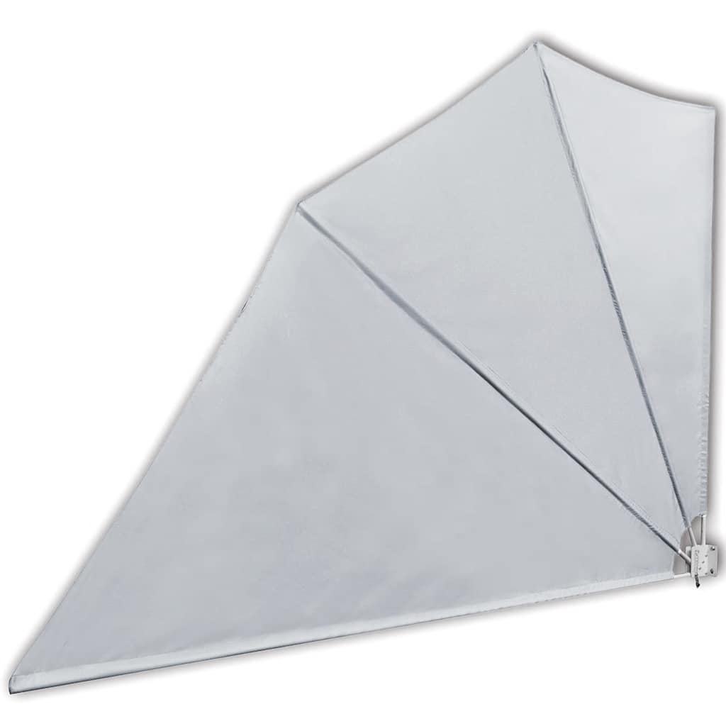 Vidaxl balkonscherm inklapbaar 160x240 cm grijs