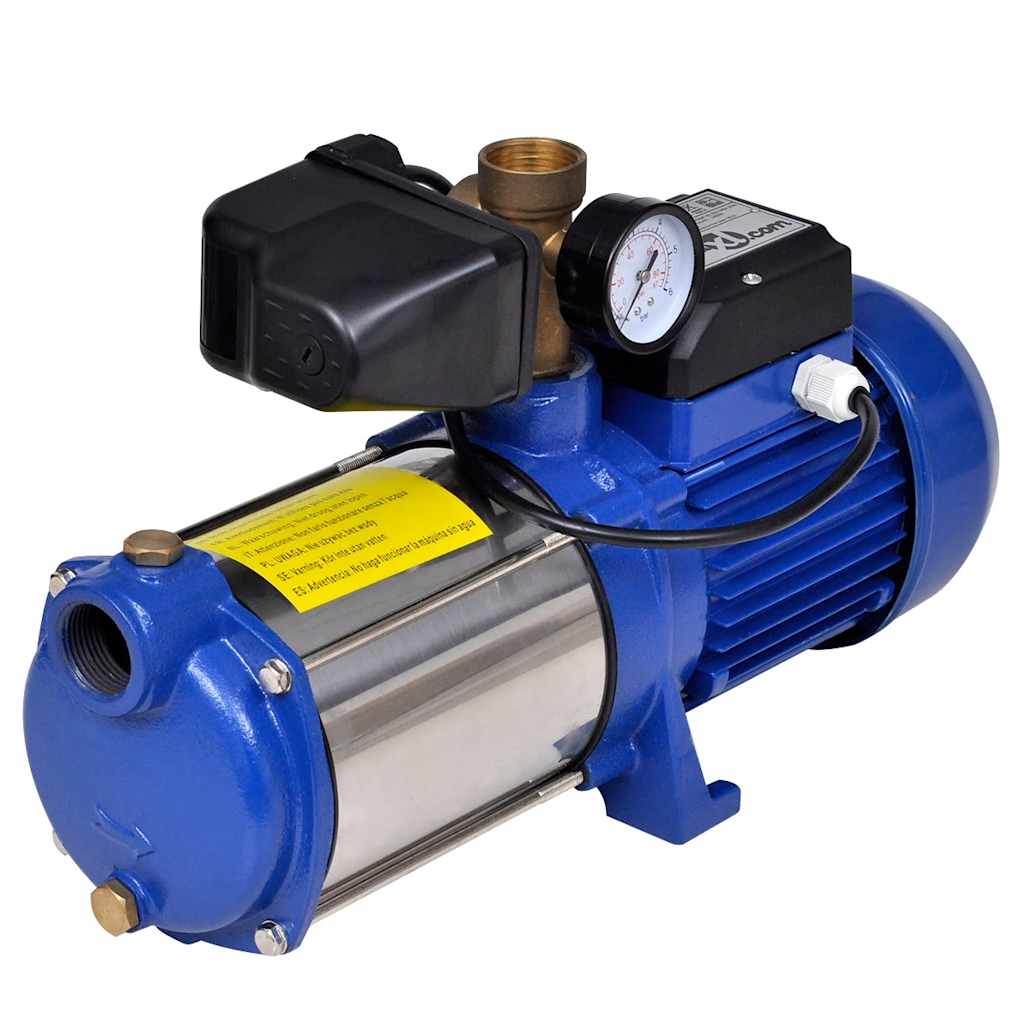 Vidaxl jetpomp met waterpeil 1300 w 5100 lu (blauw)