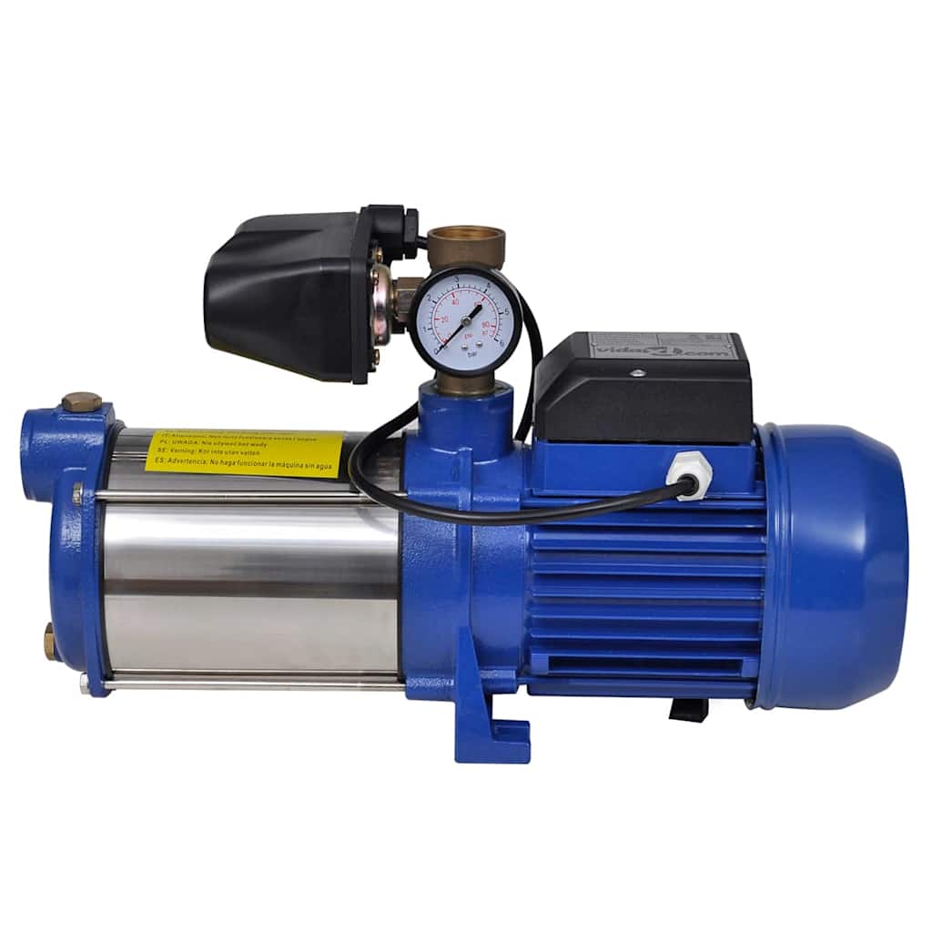Vidaxl jetpomp met waterpeil 1300 w 5100 lu (blauw)