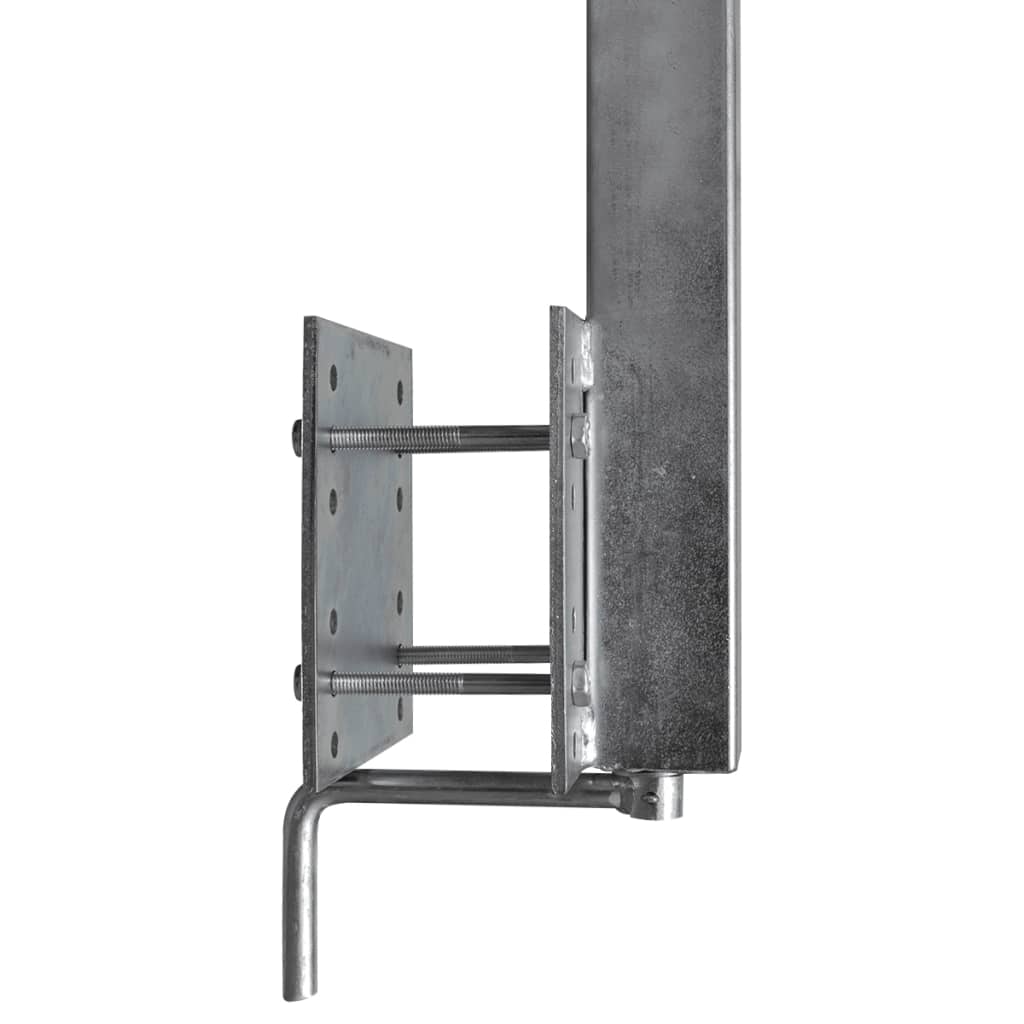 Vidaxl 2-delige rolboegsteunenset voor kofferbaktrailer 59-84 cm