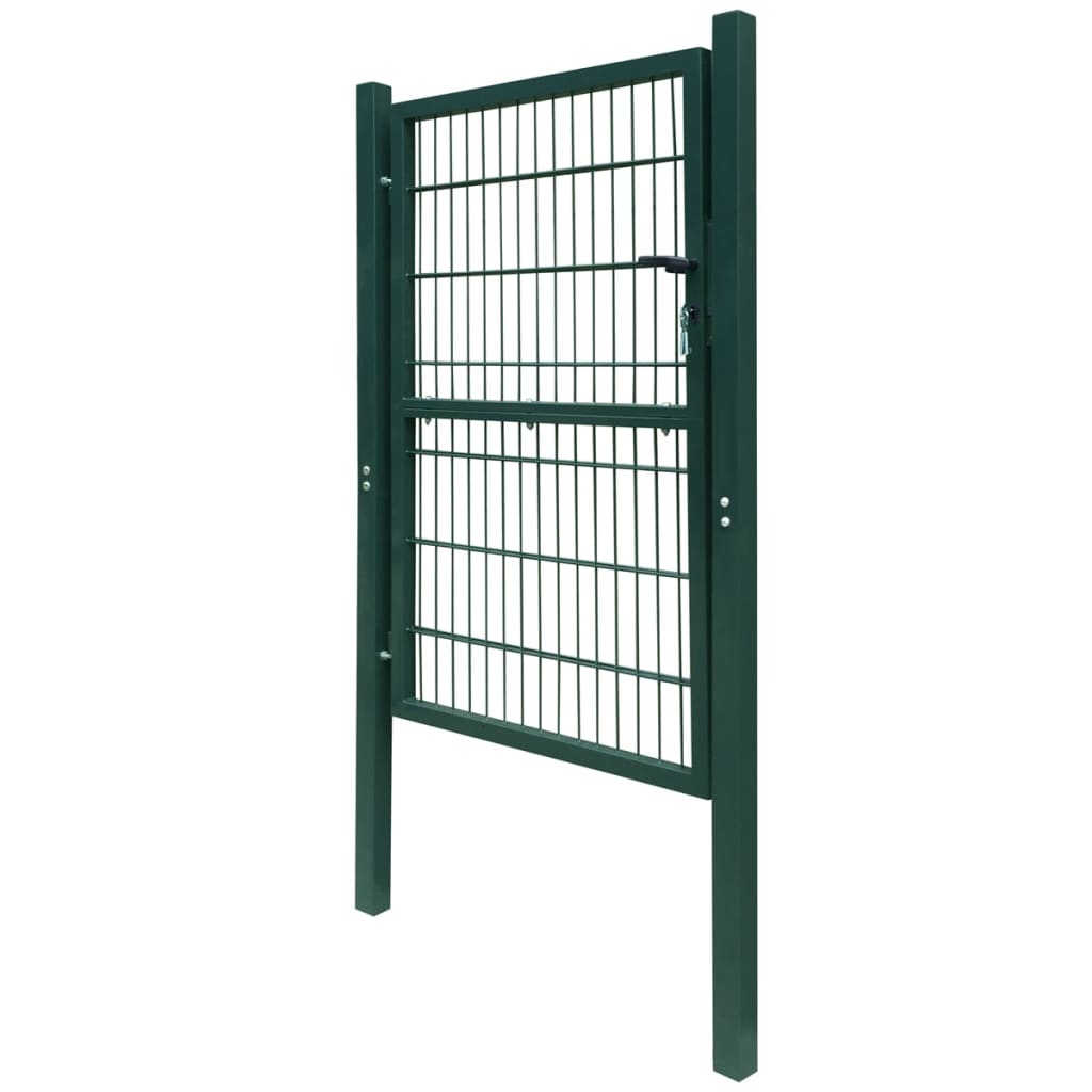 Vidaxl 2d hekpoort (enkel) groen 100x160 cm