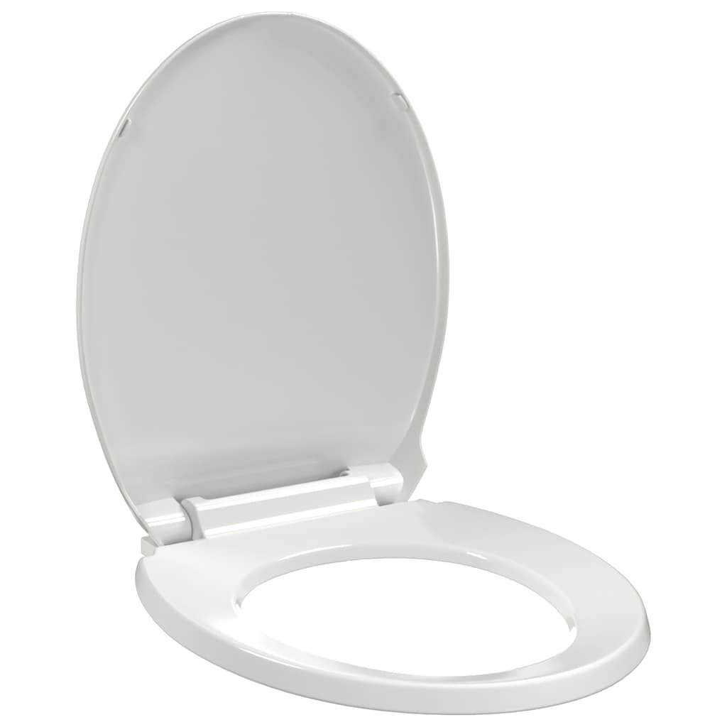 Vidaxl toiletbril softclose ovaal wit