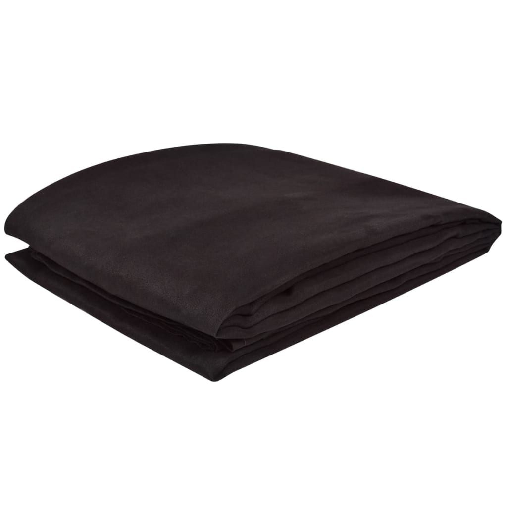 Vidaxl bankhoes microsuède bruin 140 x 210 cm